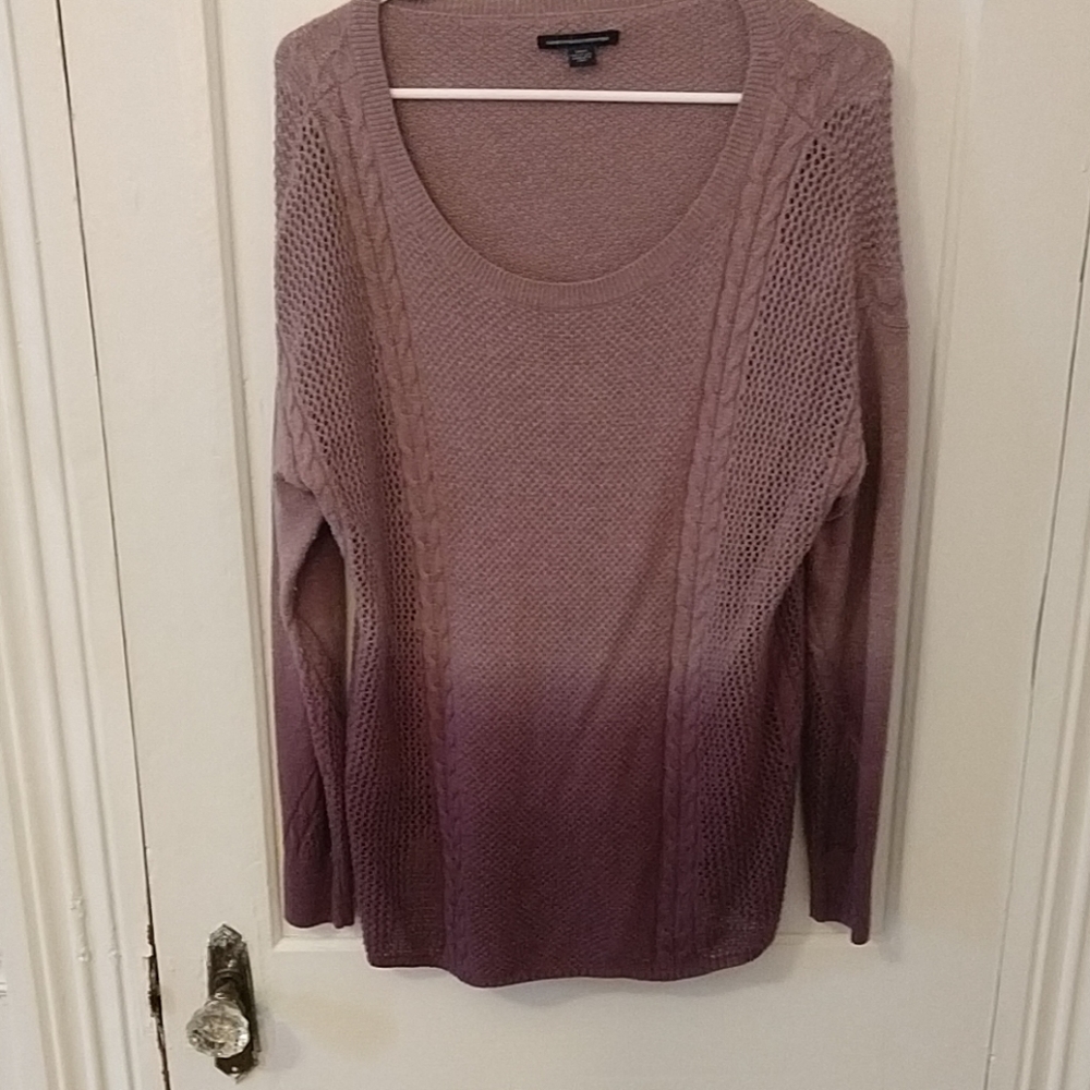 AE oversized purple ombre sweater